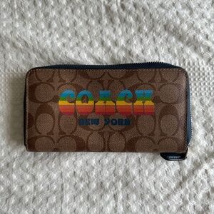 Coach Rainbow Wallet